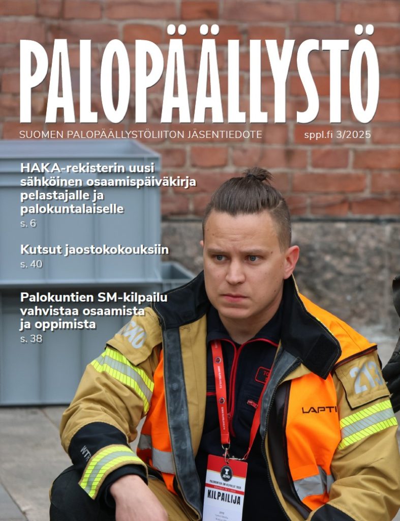 Palopäällystö-lehden kansi 3-2025.