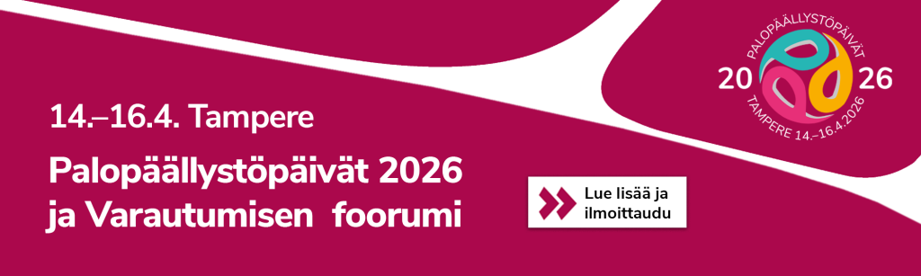Palopäällystöpäivät 2026 ja Varautumisen foorumi, 14.–16.4.2026, Tampere.  Lue lisää ja ilmoittaudu.