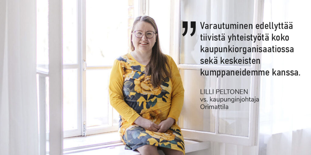 Orimattilan vs. kaupunginjohtaja Lilli Peltonen.